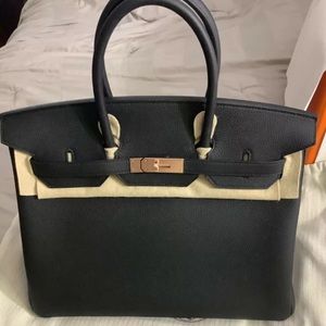 🛍 SOLD 🛍 Brand New Hermes Birkin 35cm Black Togo